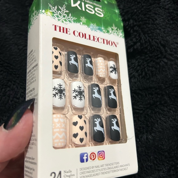 KISS The Collection Nail Art - Black, White, Cream - Picture 5 of 5